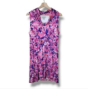 Charlie Paige Floral Cowl Neck Sleeveless Travel Dress | NWT Small